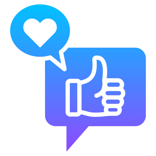 icon to symbolize feedback from customers