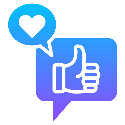 icon to symbolize feedback from customers